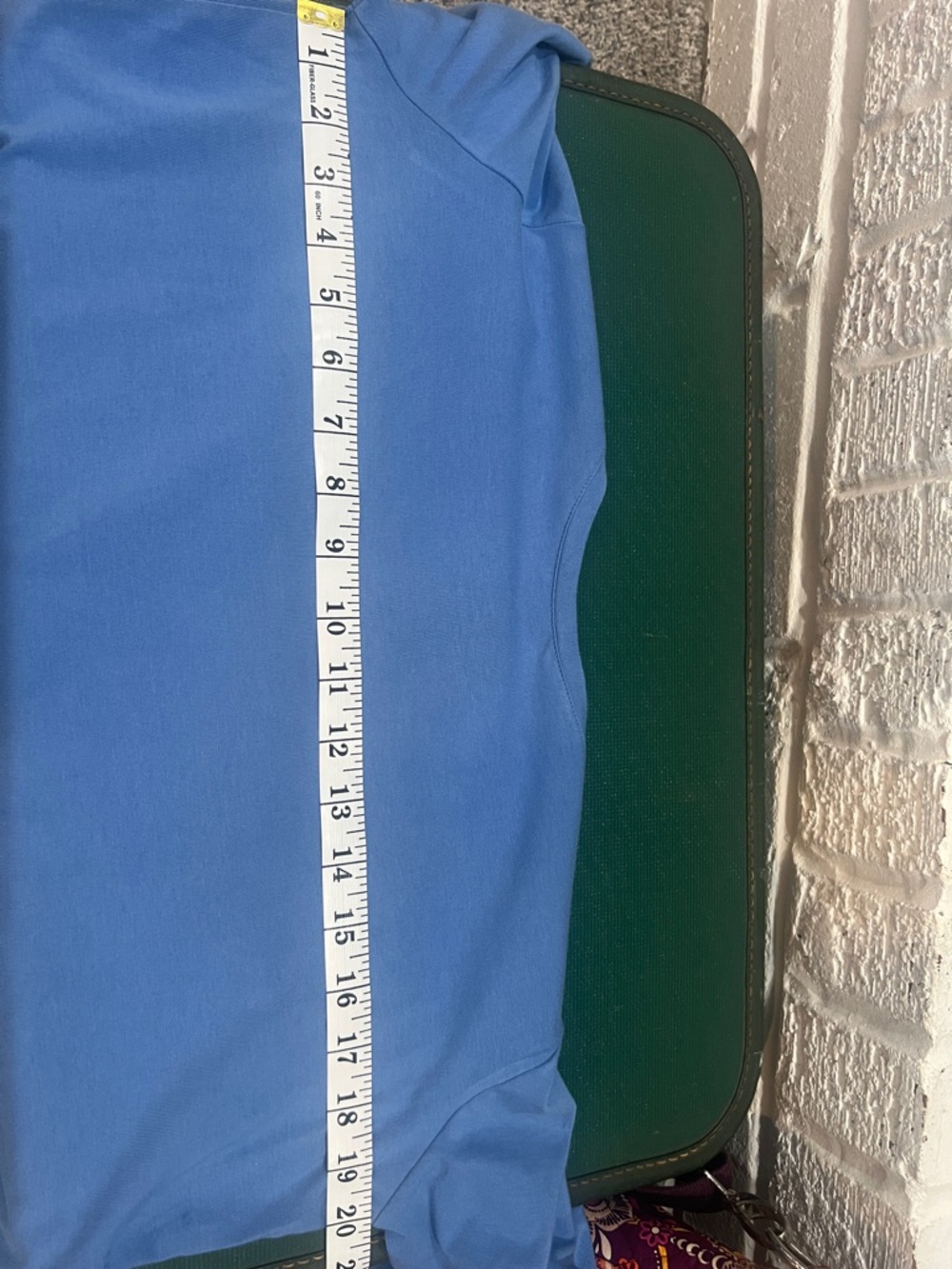Isaac Mizrahi Light Blue Long-Sleeve Crewneck Top - Picture 6 of 8